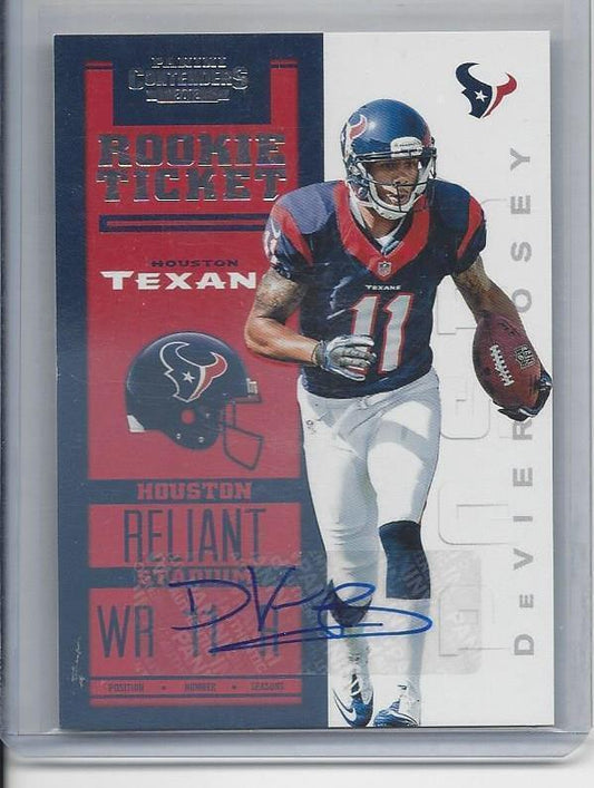 DEVIER POSEY 2012 PANINI CONTENDERS EXCH ROOKIE TICKET VARIATION RC AUTO #233