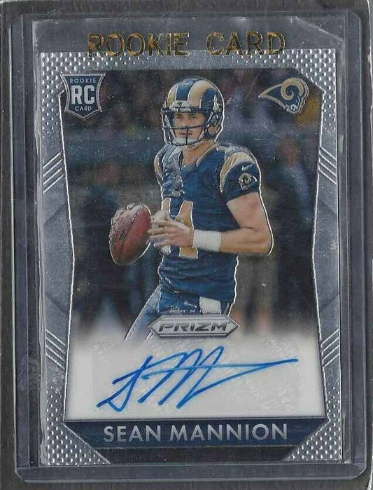 SEAN MANNION 2015 PANINI PRIZM ROOKIE RAMS AUTO RC