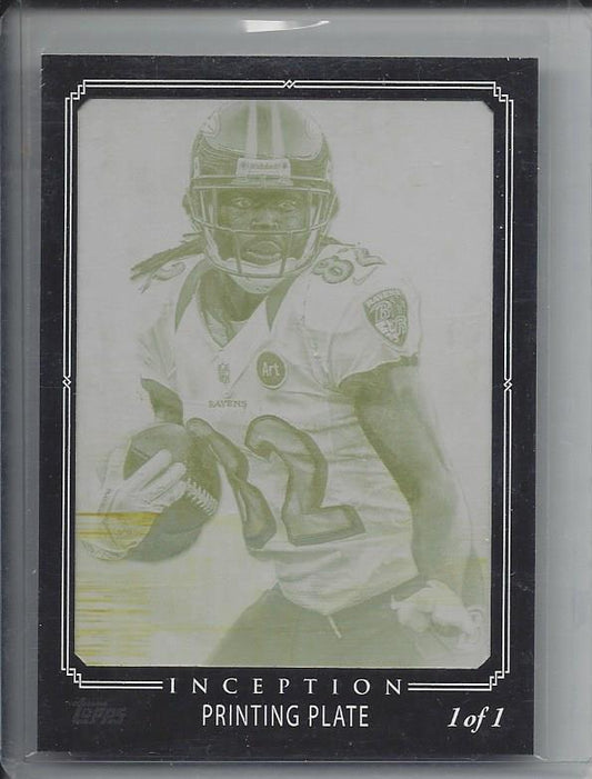 TORREY SMITH 2013 TOPPS INCEPTION YELLOW PRINTING PLATE #D 1/1
