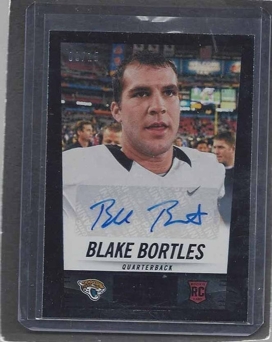 BLAKE BORTLES 2014 SCORE HOT ROOKIES BLACK ROOKIE AUTO RC #D 8/15