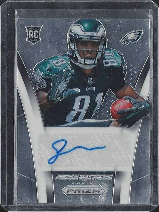 JORDAN MATTHEWS 2014 PANINI PRIZM EAGLES AUTO RC