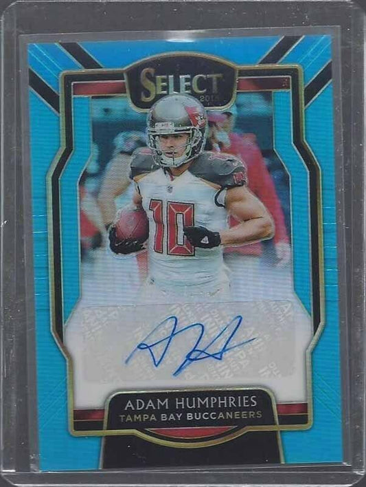 ADAM HUMPHRIES 2019 SELECT LIGHT BLUE PRIZM AUTO #D 17/49