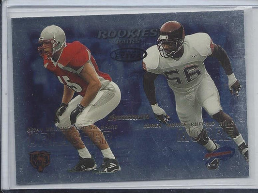 BRIAN URLACHER 2000 SKYBOX DOMINION EXTRA FOIL BEARS RC #242