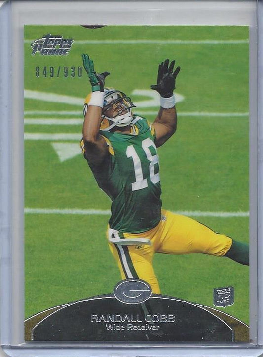 RANDALL COBB 2011 TOPPS PRIME SILVER PARALLEL PACKERS RC #D 849/930
