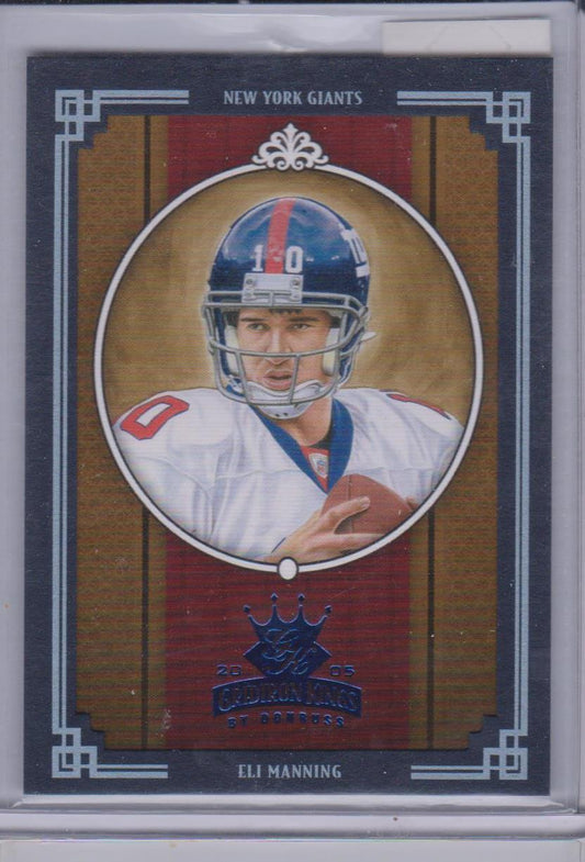 ELI MANNING 2005 DONRUSS GRIDIRON KINGS CROWNING MOMENT #D 24/100