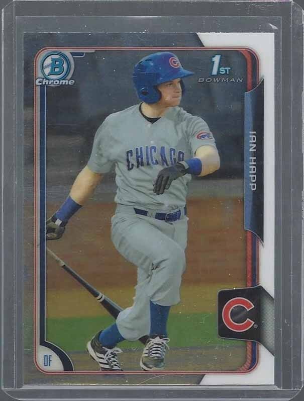 IAN HAPP 2015 BOWMAN CHROME PROSPECTS 1ST CUBS PROSPECT #28