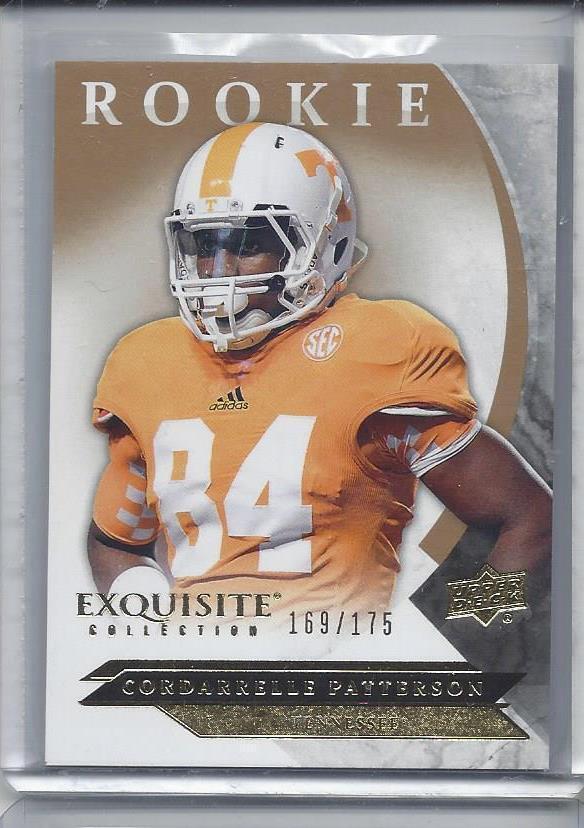 CORDARRELLE PATTERSON 2012 UD EXQUISITE XRC ADVANCE ROOKIE RC #D 169/175