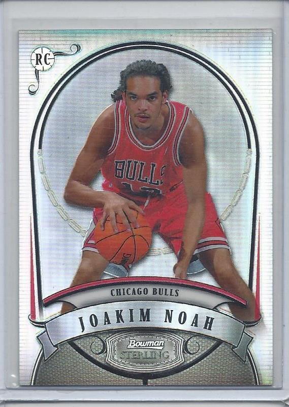 JOAKIM NOAH 2007-08 BOWMAN STERLING BULLS REFRACTOR RC #D 230/399
