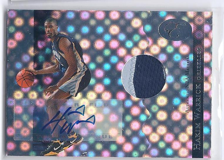 HAKIM WARRICK 2006 BOWMAN ELEVATION POWER BROKERS AUTO PATCH #D 4/5