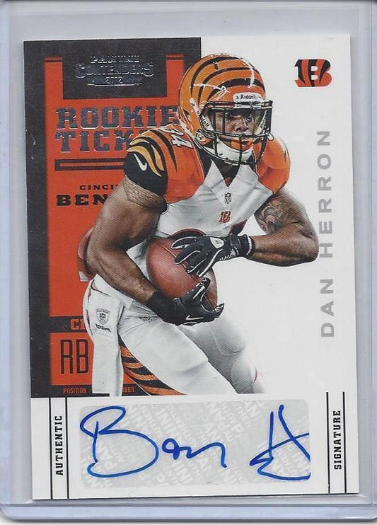 DAN BOOM HERRON 2012 PANINI CONTENDERS ROOKIE TICKET VARIATION SP RC AUTO #122