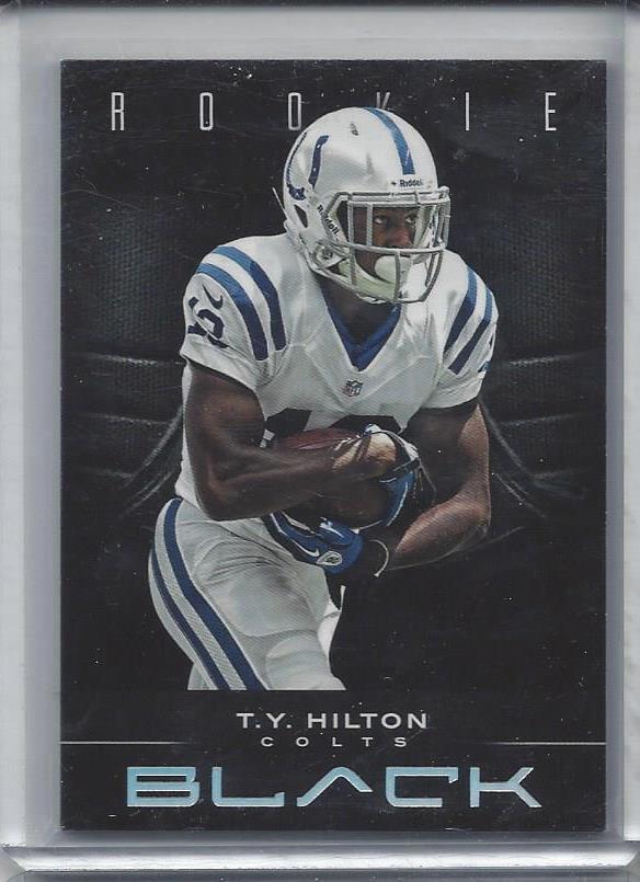 T.Y. HILTON 2012 PANINI BLACK COLTS ROOKIE TRUE RC #D /349