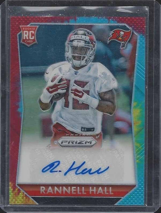 RANNELL HALL 2015 PANINI PRIZM TIE DYE PRIZMS ROOKIE AUTO RC #D 21/25
