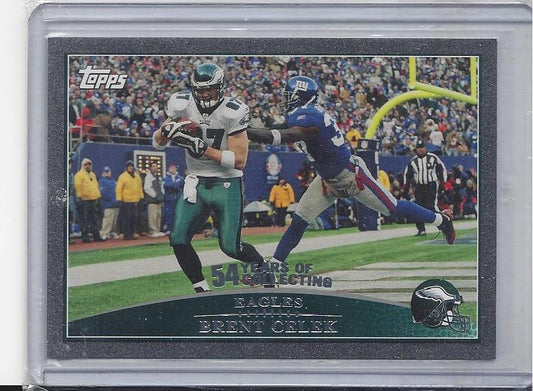BRENT CELEK 2009 TOPPS 54 YEARS OF COLLECTING BLACK PARALLEL #D 44/54