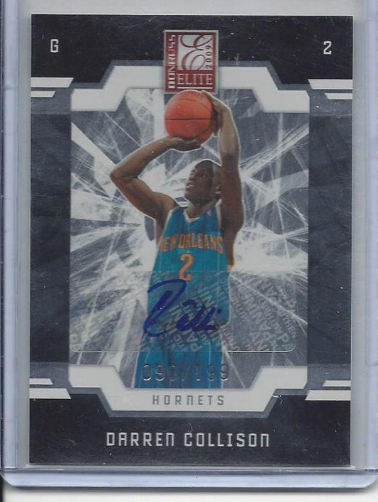 DARREN COLLISON 2009-10 DONRUSS ELITE AUTO RC #D 90/199