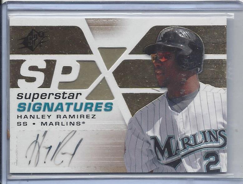 HANLEY RAMIREZ 2008 SPX SUPERSTAR SIGNATURES AUTO