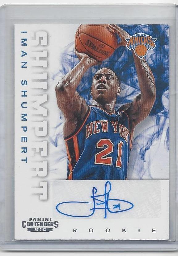 IMAN SHUMPERT 2012-13 PANINI CONTENDERS ROOKIE AUTO RC #267